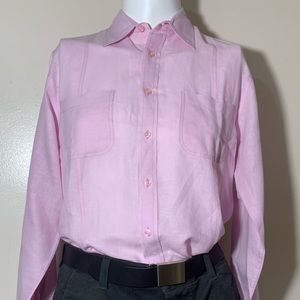 Guess Double Pocket Long sleeve Pink Shirt Sz Med